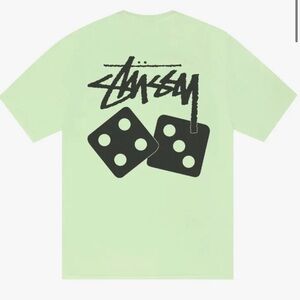 Stussy Dice Pigment Dyed Pistachio Tee NWT XL